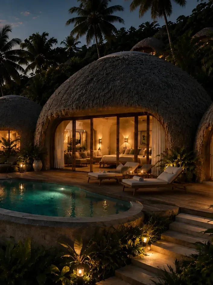 Bubble Villa de un dormitorio con piscina privada